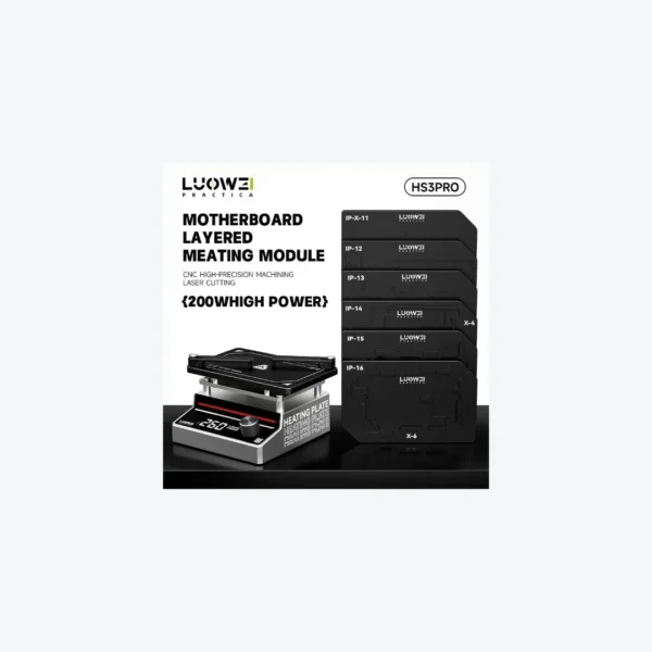 LUOWEI HS3 Pro (1) Plataforma de Precalentamiento Inteligente LUOWEI HS3 Pro | Separación de Placas Base de Alta Gama