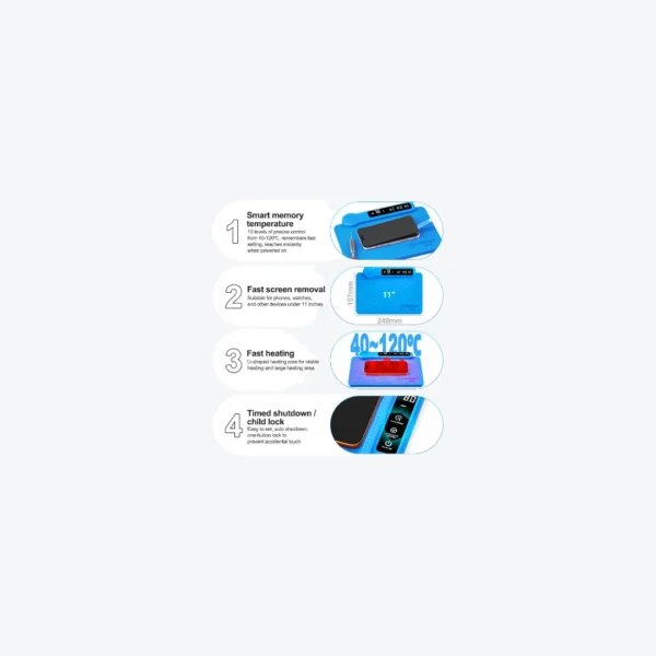 Estación de Separación y Desmontaje SUNSHINE LS3 SE | 11 Pulgadas, Vacío Pro y Rotación 360°