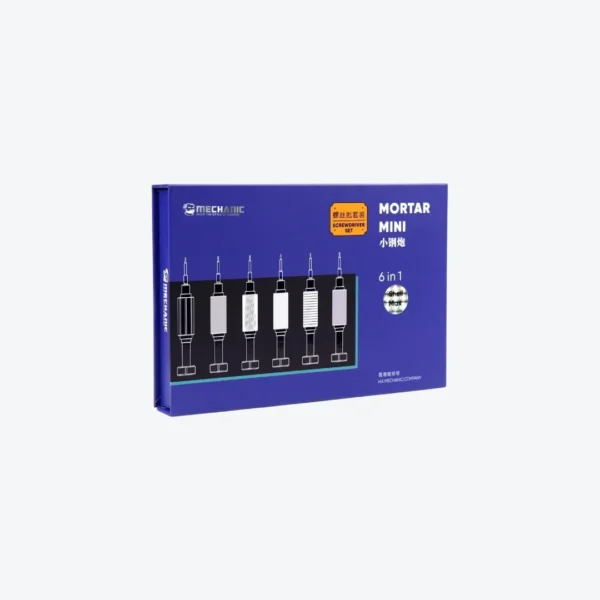Set de Destornilladores Premium Mechanic iShell MAX 6 en 1 | Ultra Alta Dureza y Precisión Quirúrgica