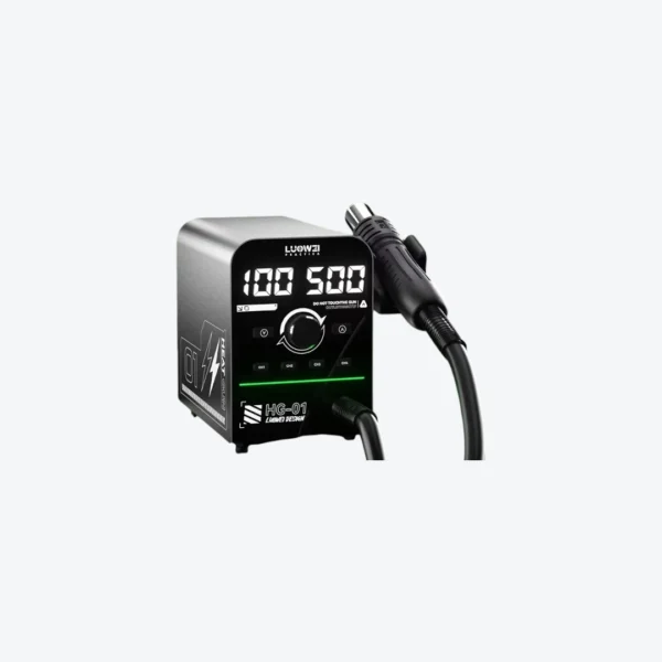 Pistola de Aire Caliente LUOWEI HG-01 800W | Flujo de Aire en Espiral y Control Inteligente