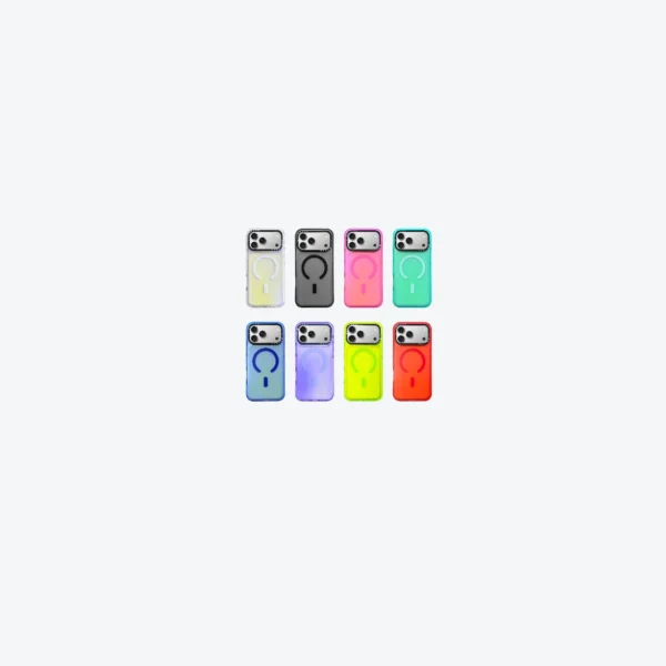 Funda con textura Soft para iPhone compatible con Magsafe